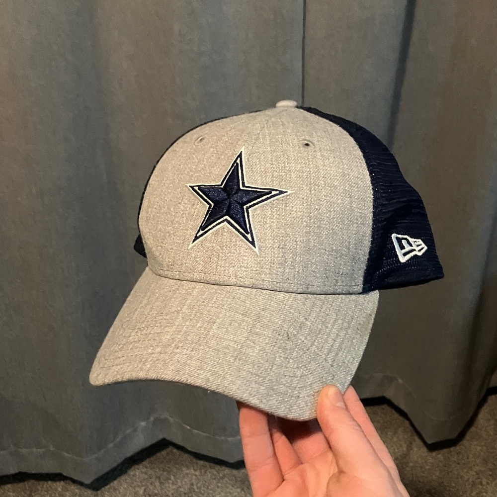 New Era Gray and Navy Star Logo Cap